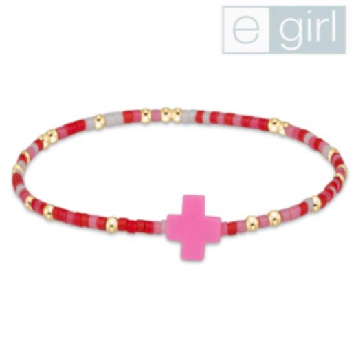 Egirl Hope Unwritten Signature Cross Bracelet- Kind of a Pig Deal