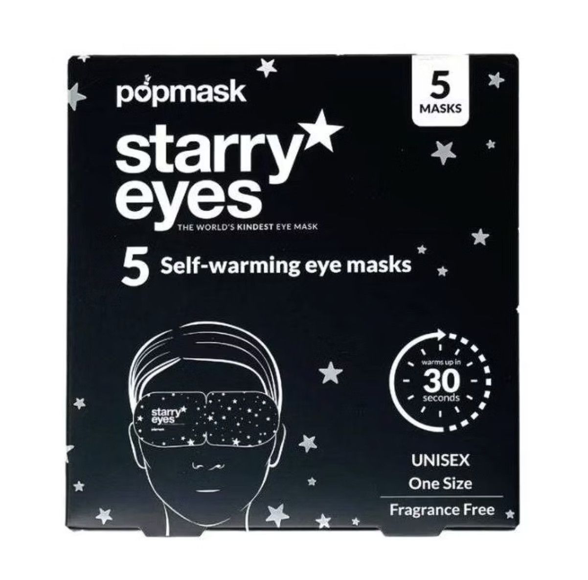 Starry Eyes Warming Sleep Mask (5pk)
