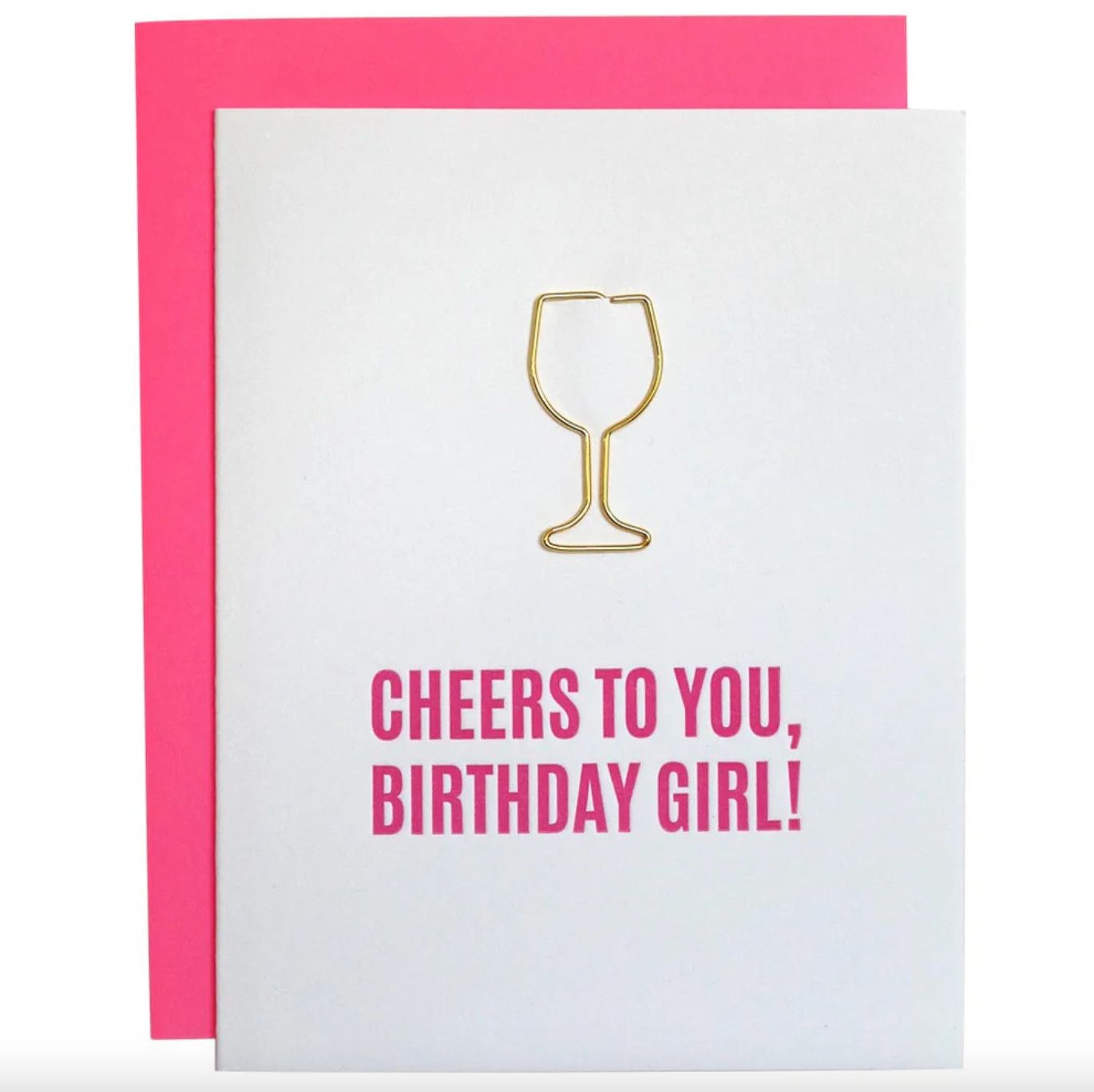 Cheers to You Birthday Girl Card