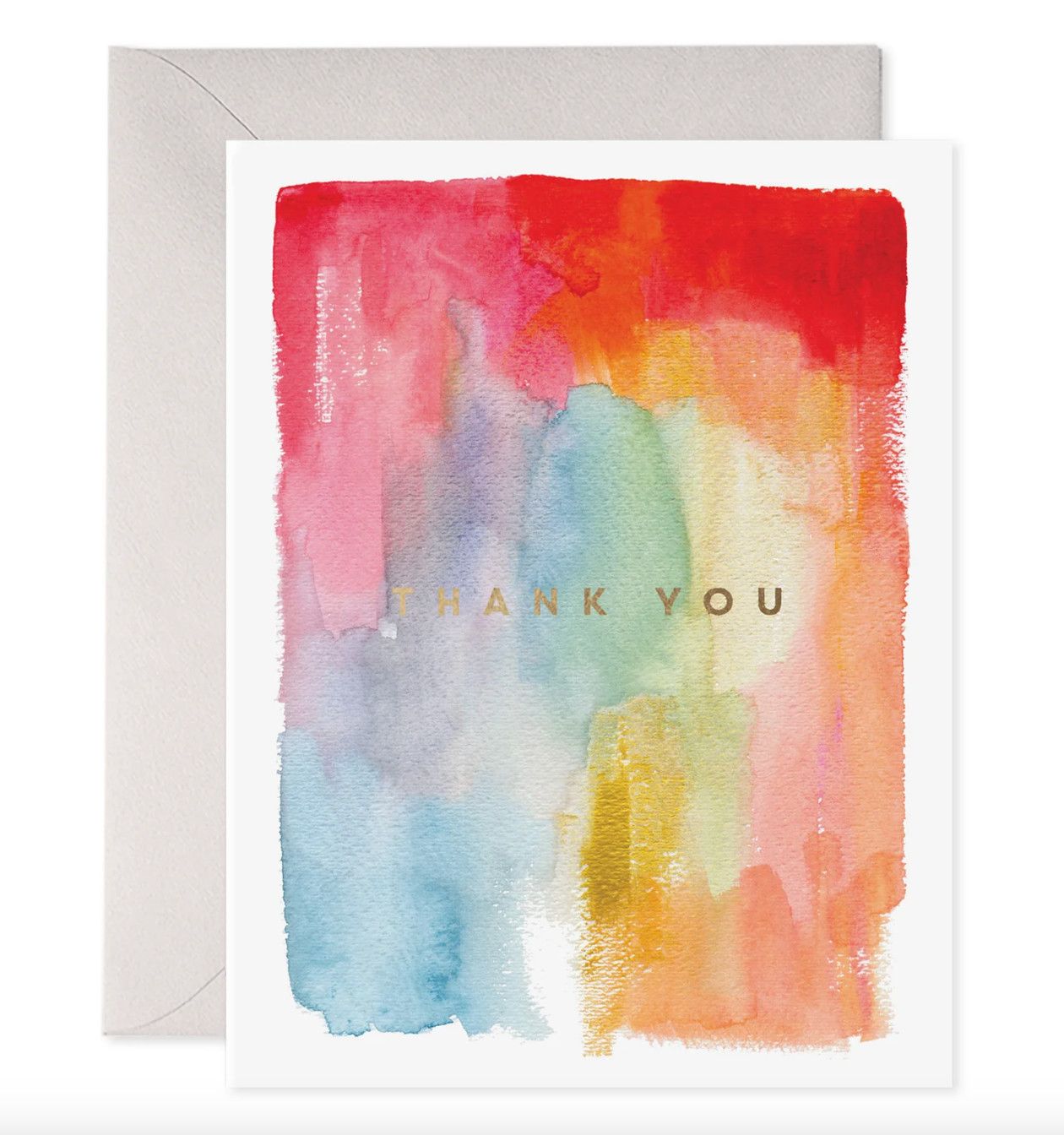 E.F. Colorful Thanks Card