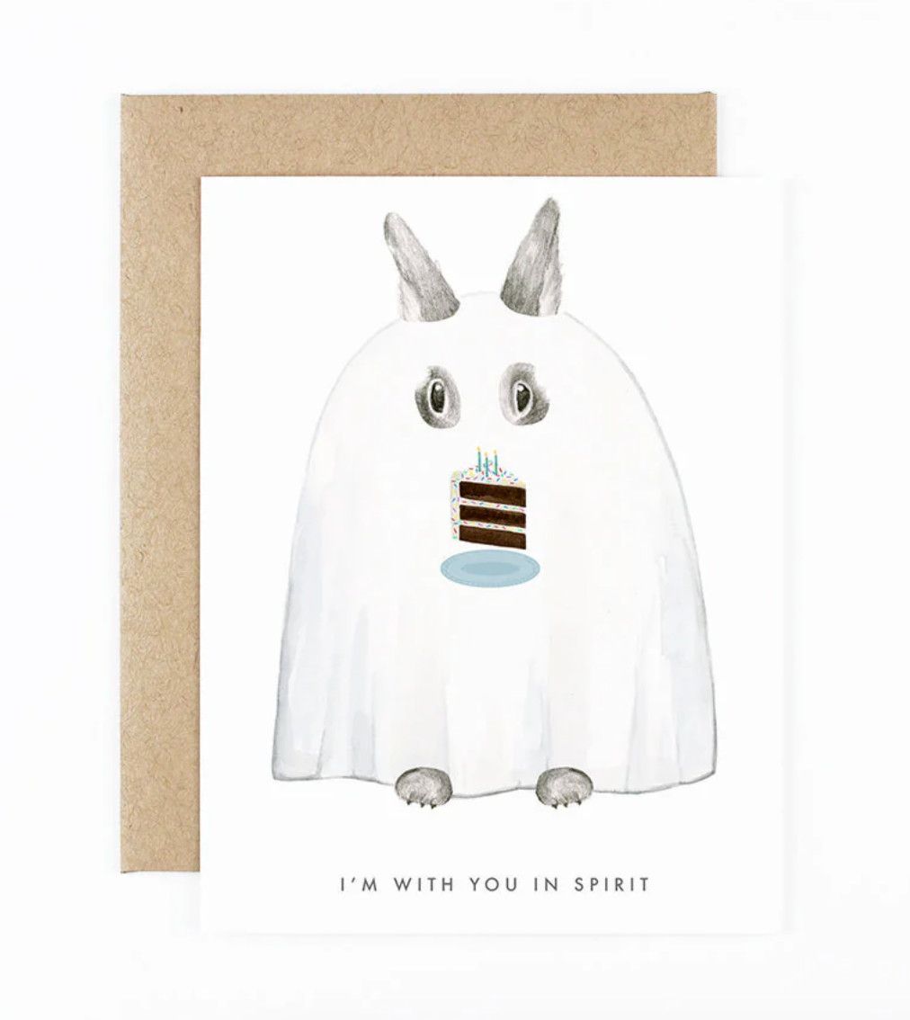 Im With You in Spirit Birthday Card