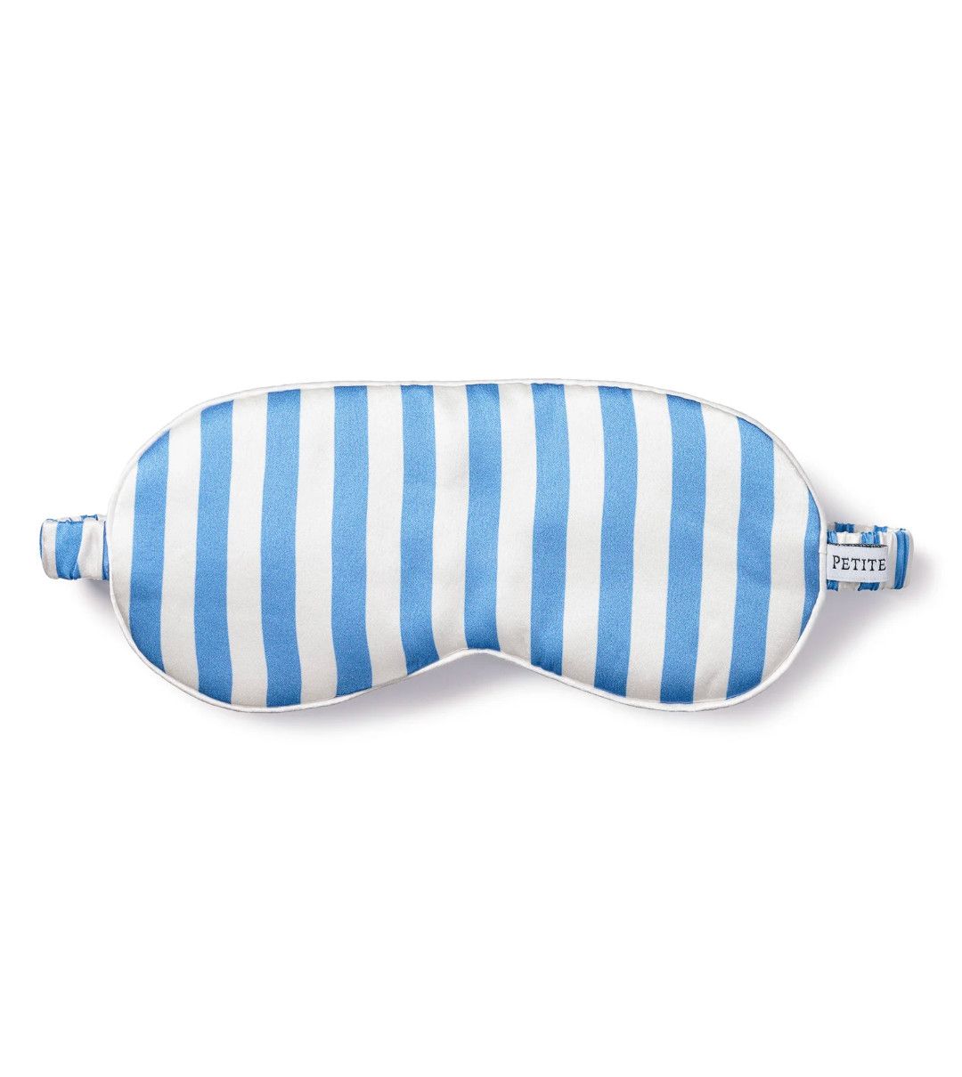 Silk Sleep Mask Azure Stripe