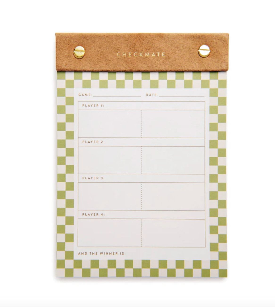 DW Game Score Pad