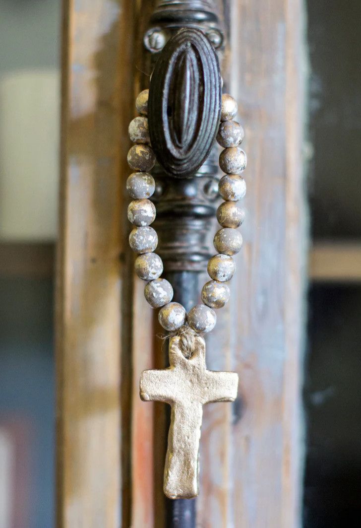 Sercy Bitty Gray Blessing Beads 7.5&quot;