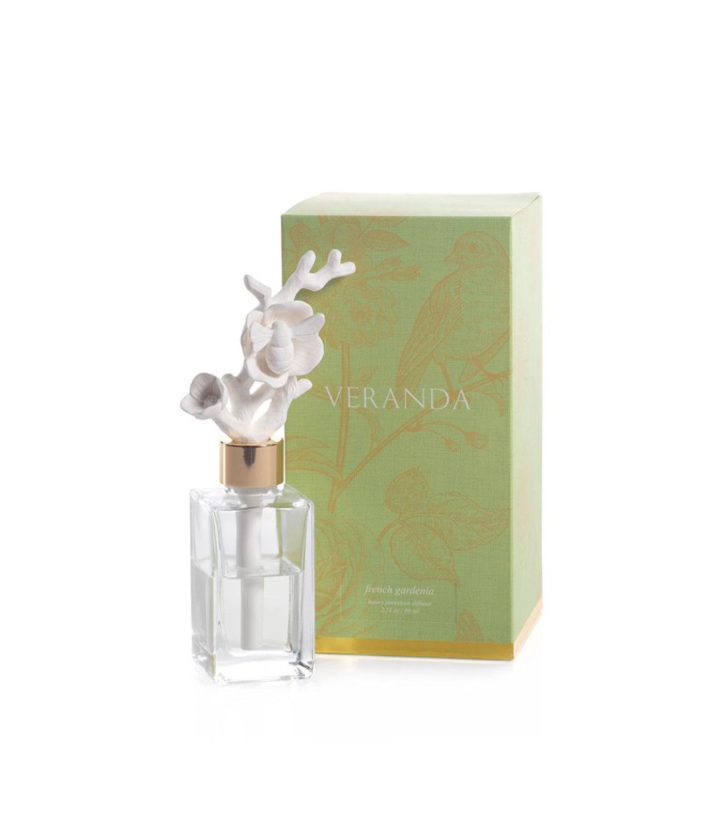 Veranda Porcelain Diffuser-Bee French Gardenia