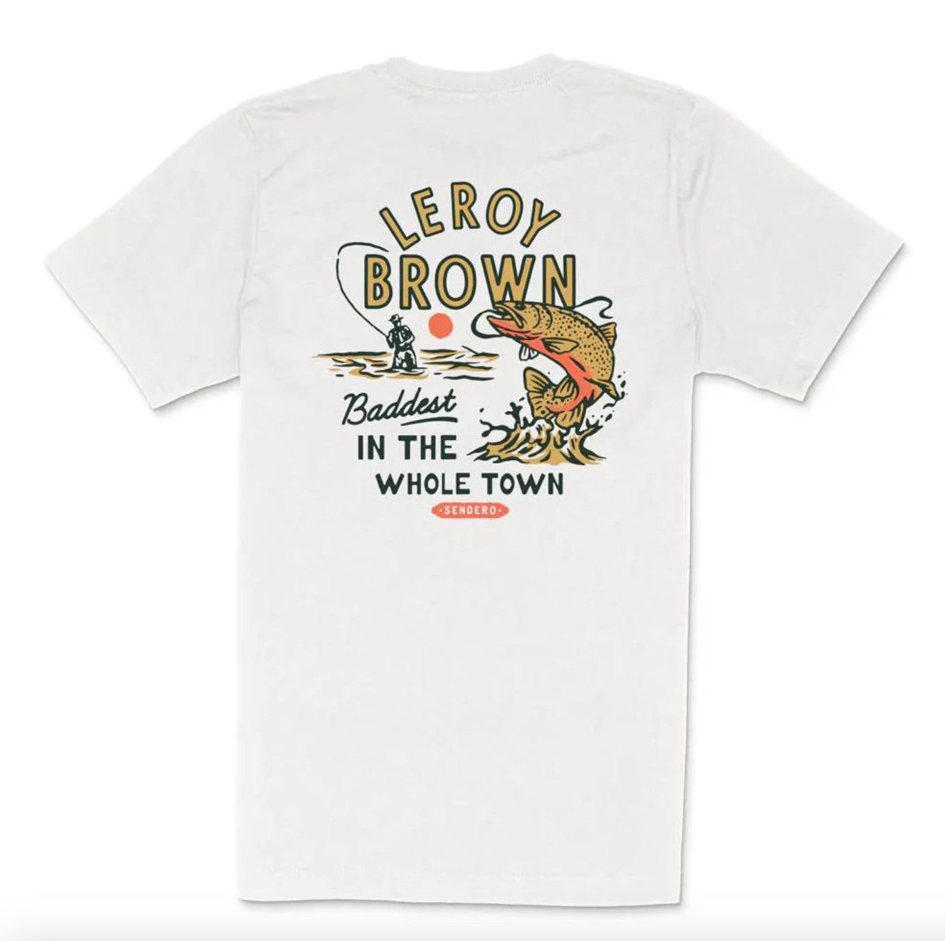 Leroy Brown T-Shirt Vintage White 