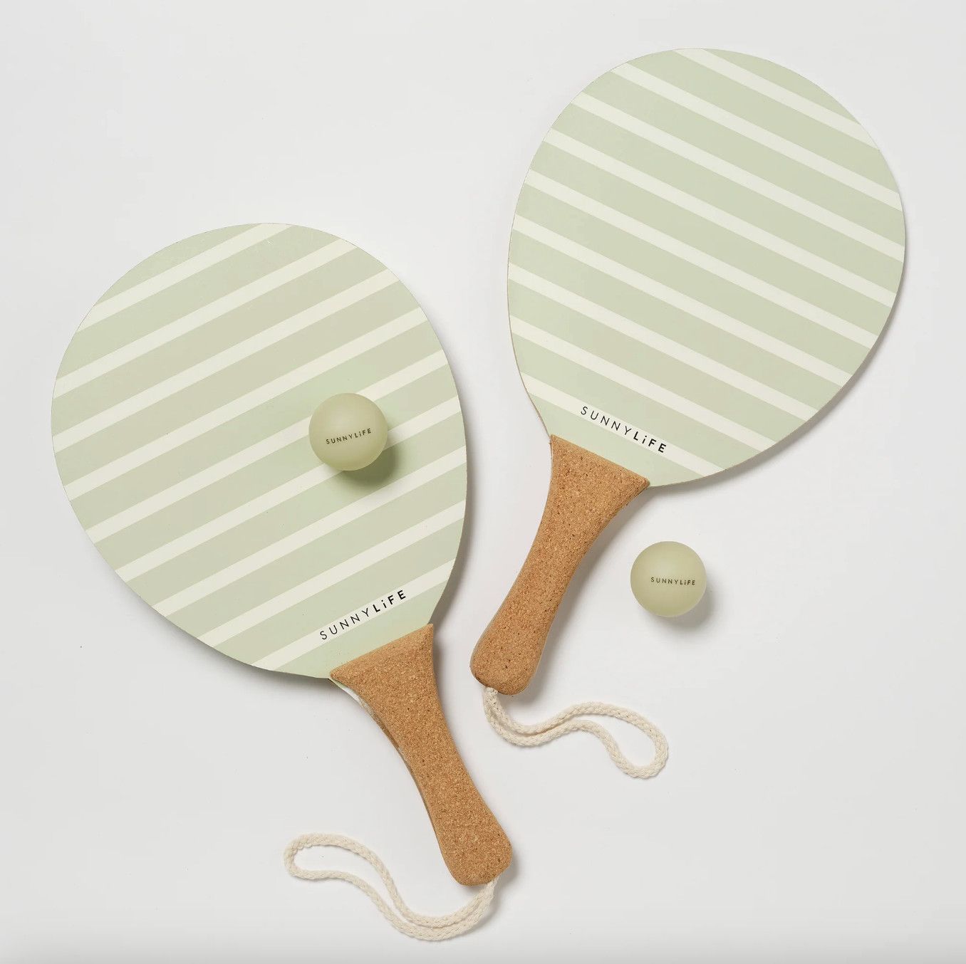 Vintage Beach Paddles La Palma Sage Stripe