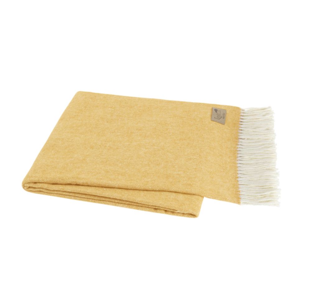 Italian Herringbone Throw Cider