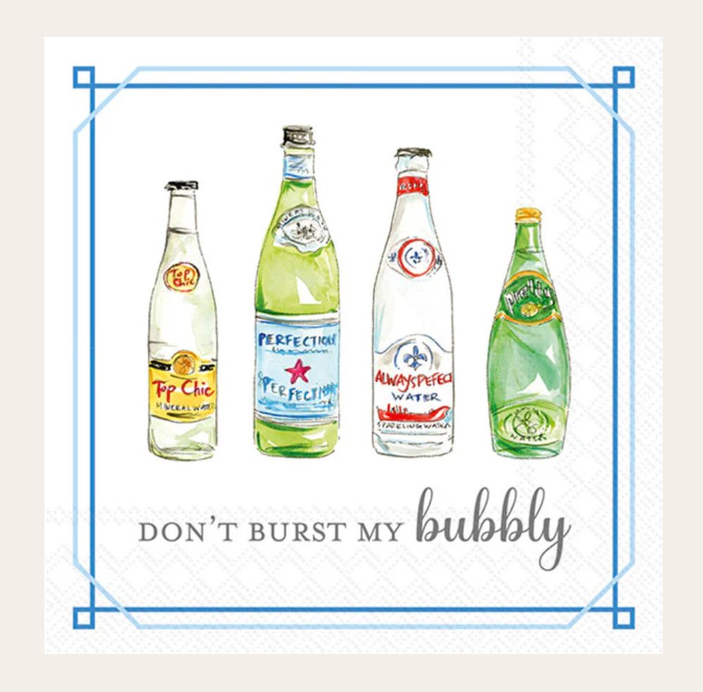 Don&#39;t Burst My Bubbly Cocktail Napkins