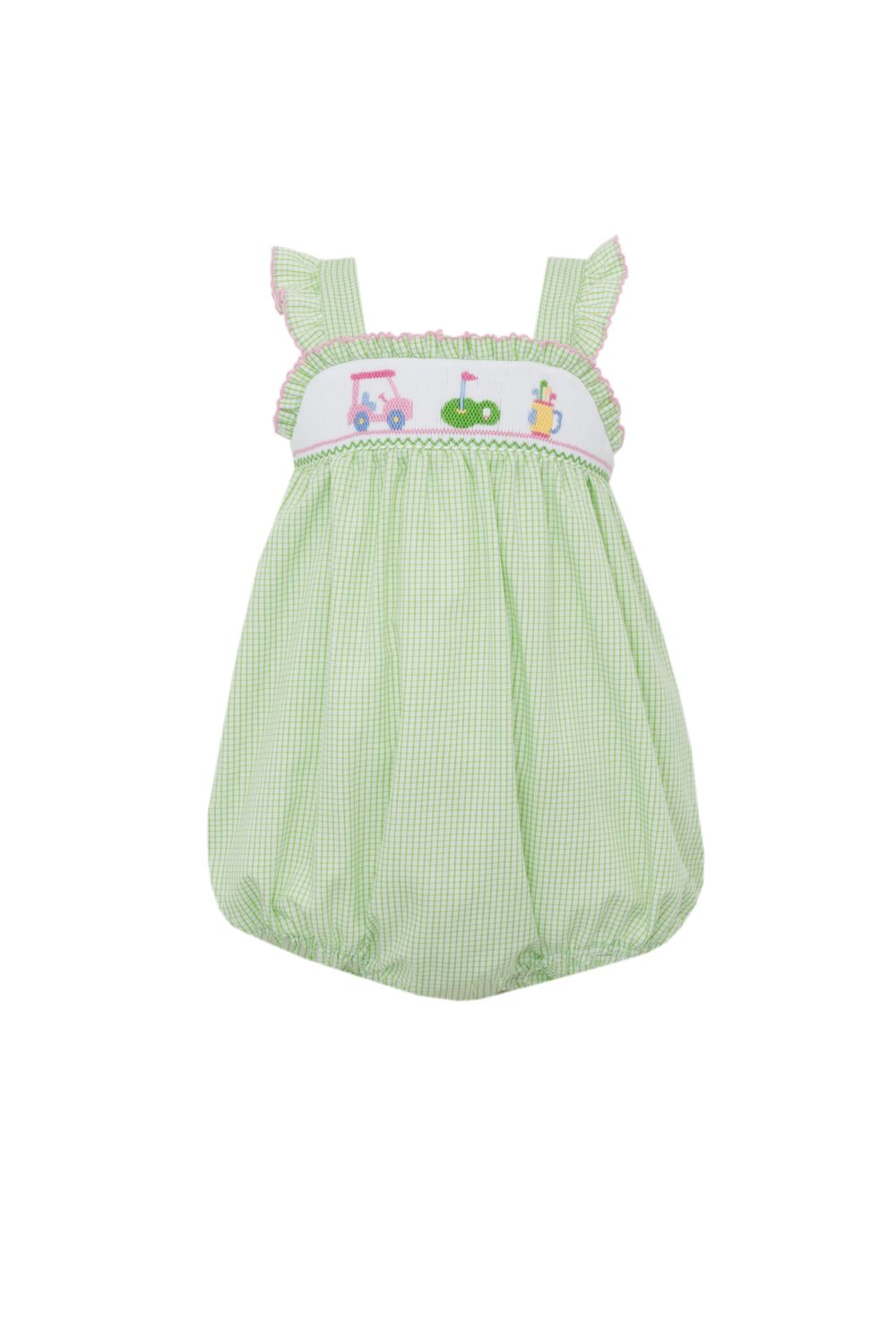 Golf Green Check Girl&#39;s Sunbubble