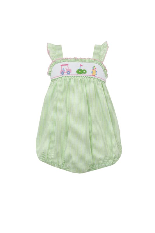 Golf Green Check Girl&#39;s Sunbubble