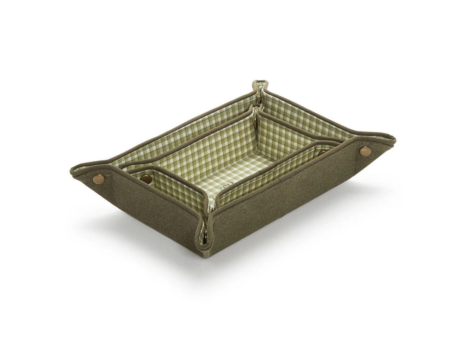 Men&#39;s Tray Set - Coated Canvas Cactus