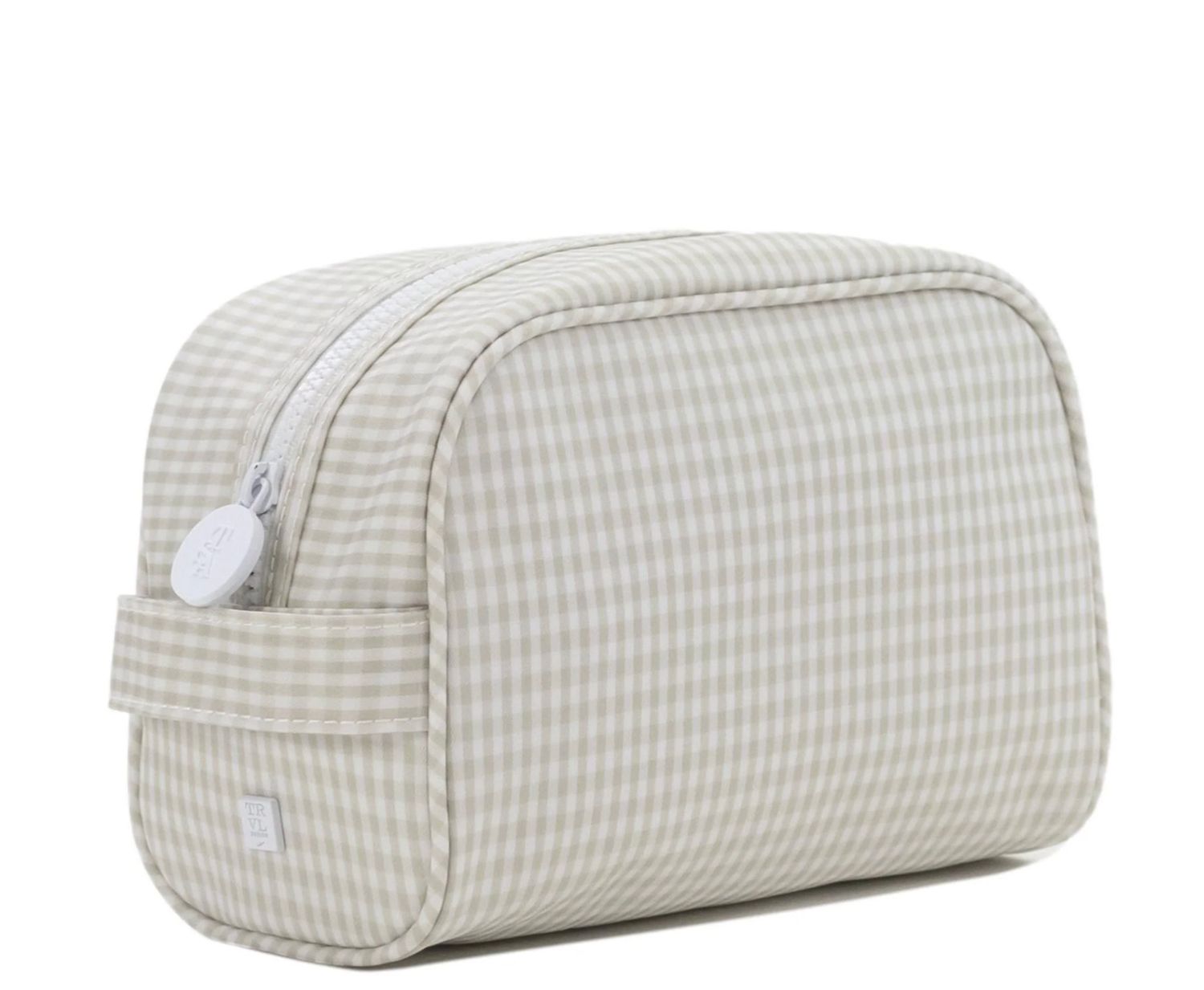 Stow It Dopp Bag - Gingham Pearl Grey