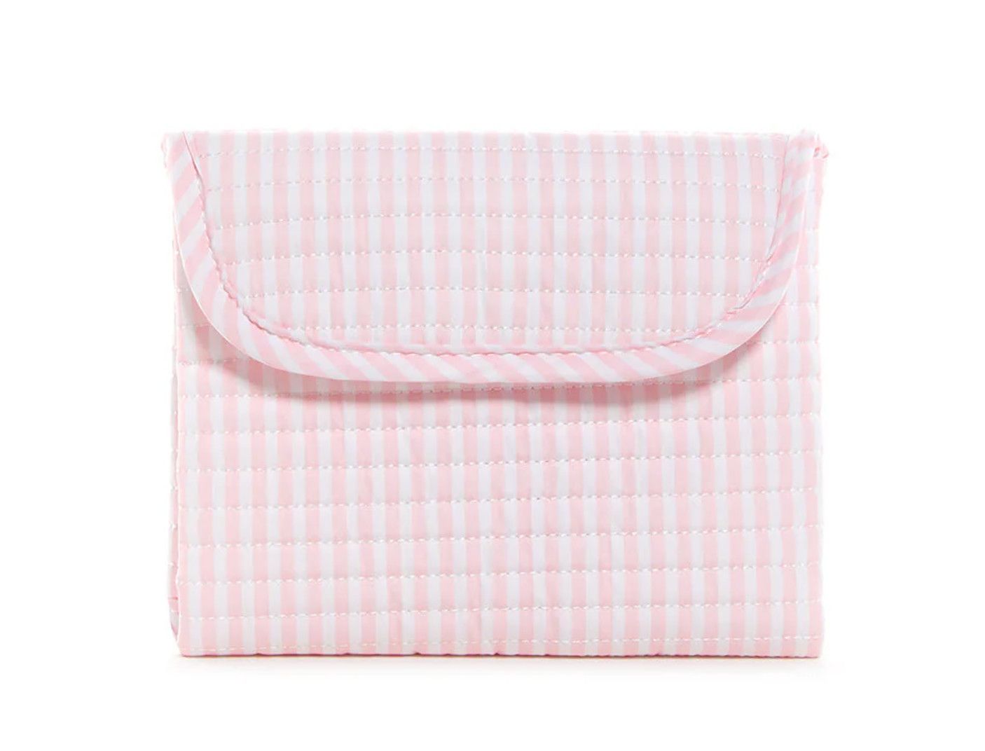 TRVL Quilted Changing Mat - Pimlico Stripe Pink