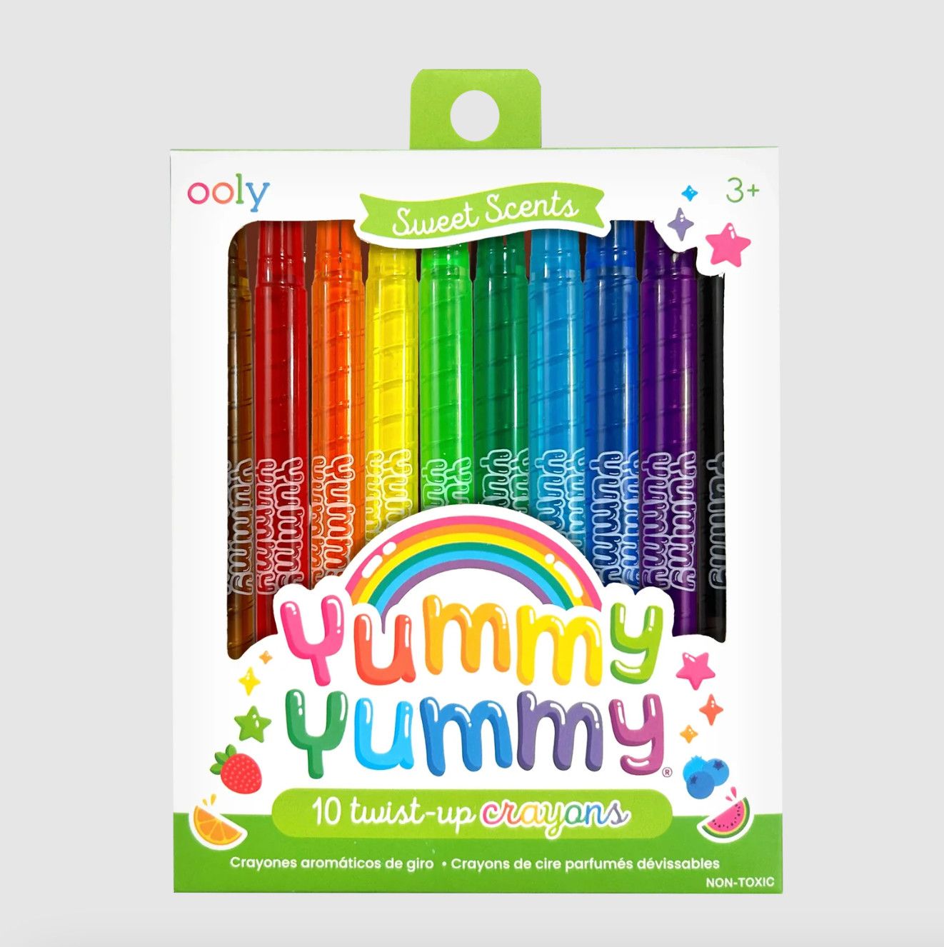 Yummy Yummy Sweet Scents Twist Up Crayons Set of 10