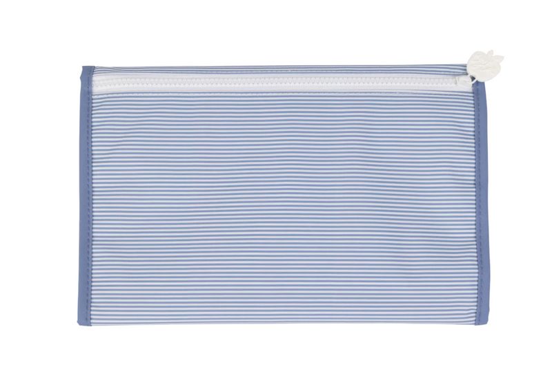 The Changing Pad- Navy Mini Stripe