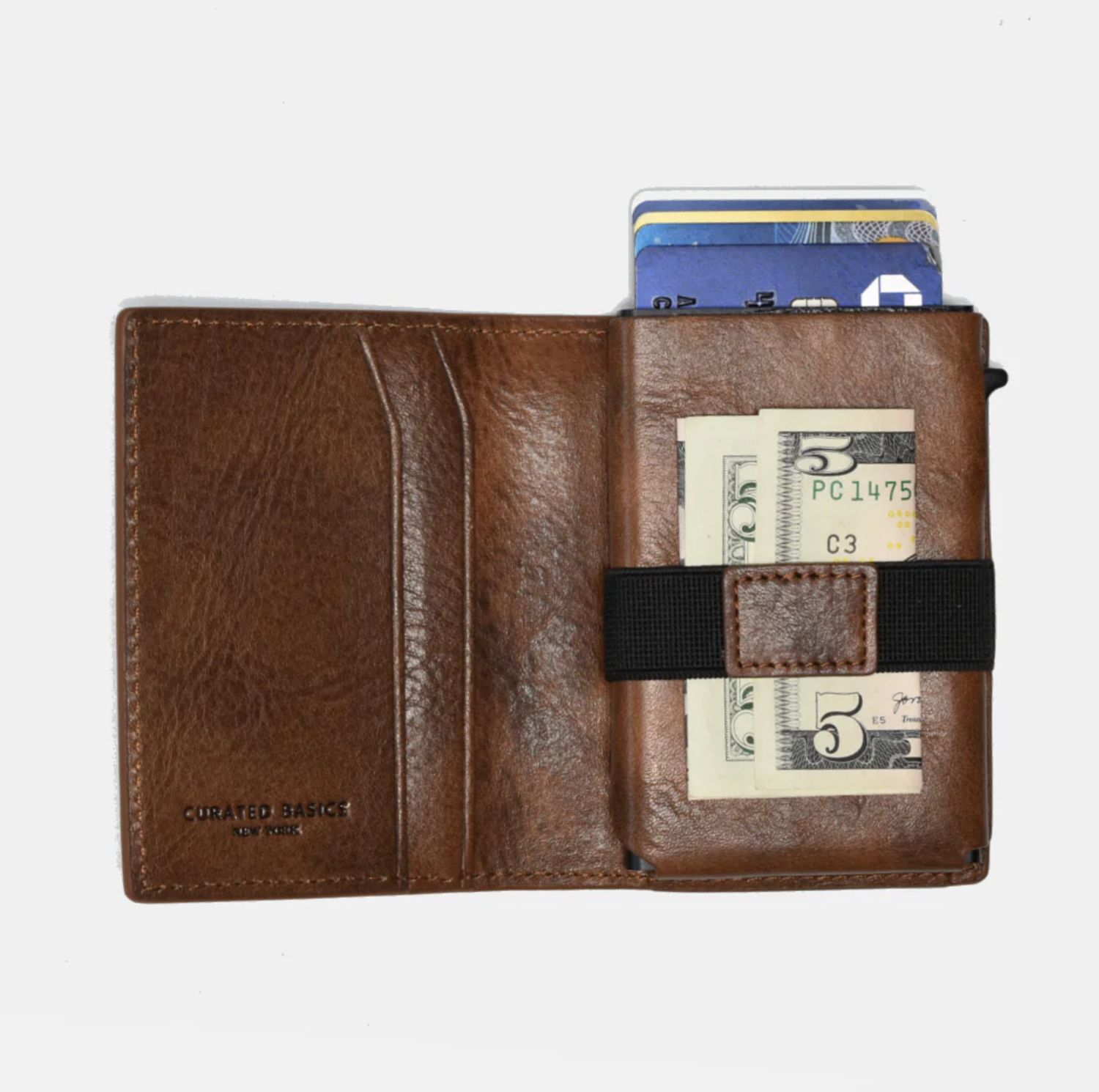 Smart Pop-up Wallet - Brown