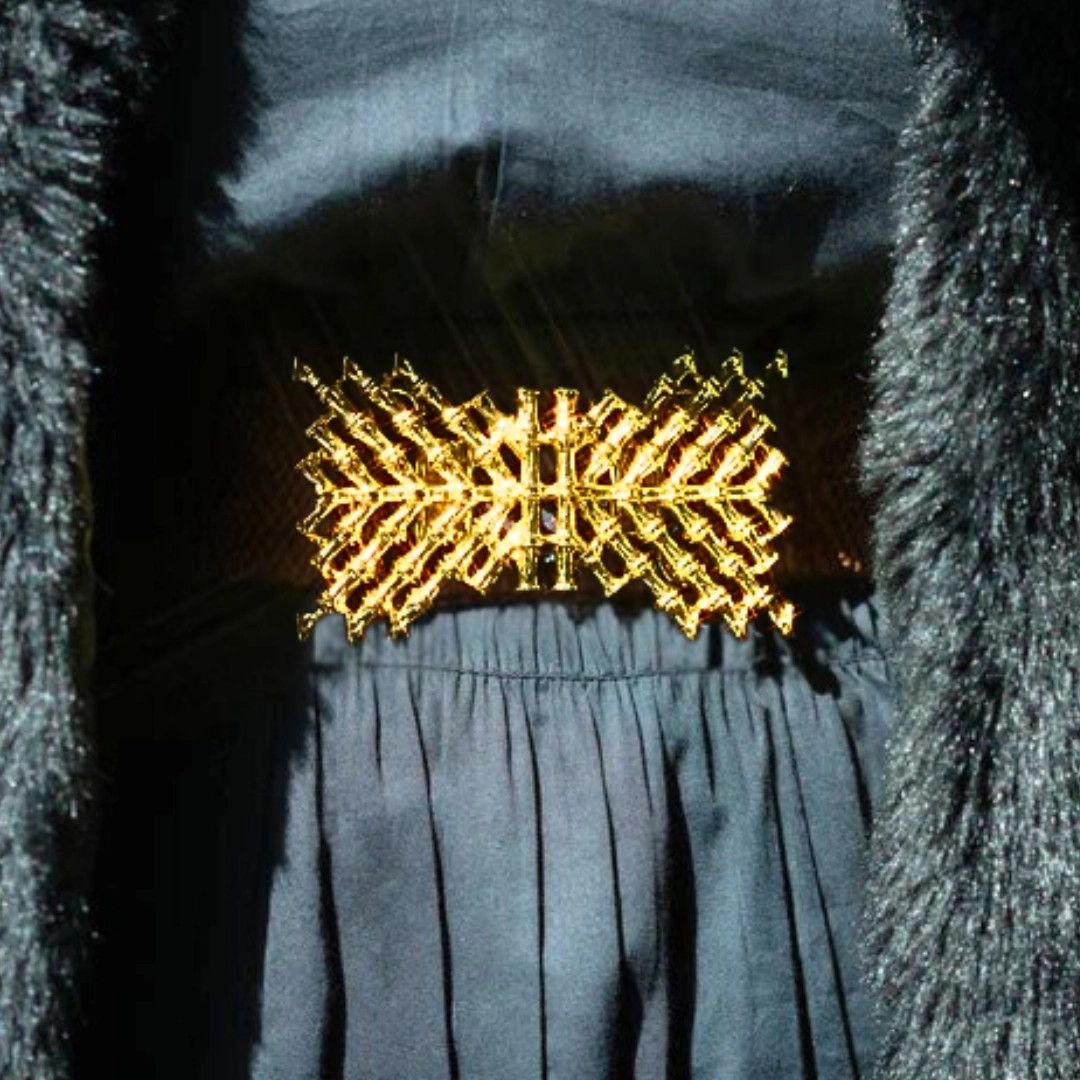 Crisscross Bamboo Interchangeable Belt Buckle
