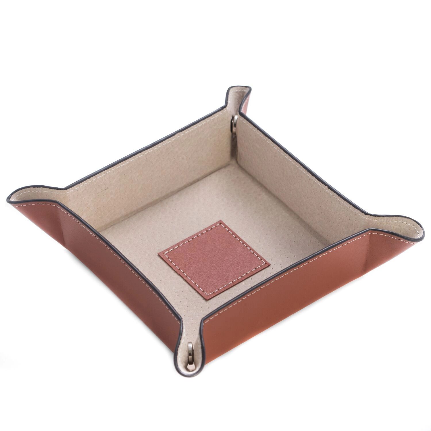 Saddle Brown Leather Valet