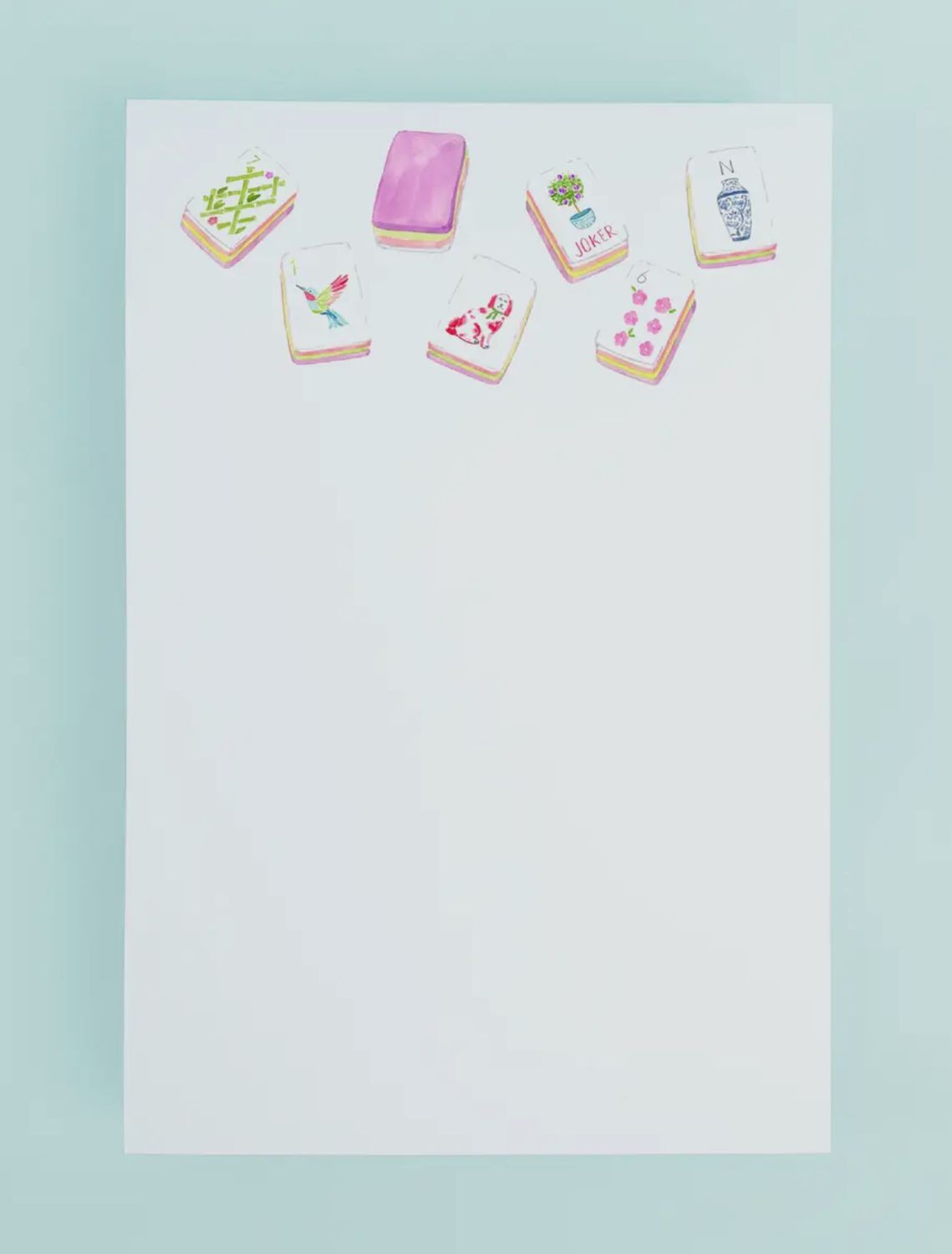 Mahjong Tile Notepad