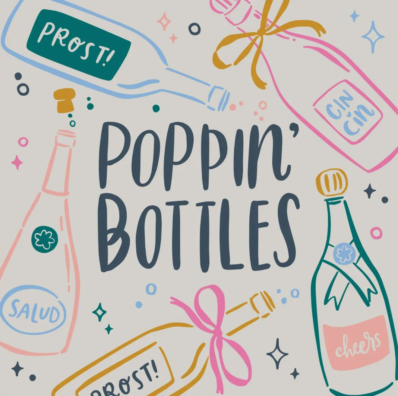 Poppin Bottles Napkins