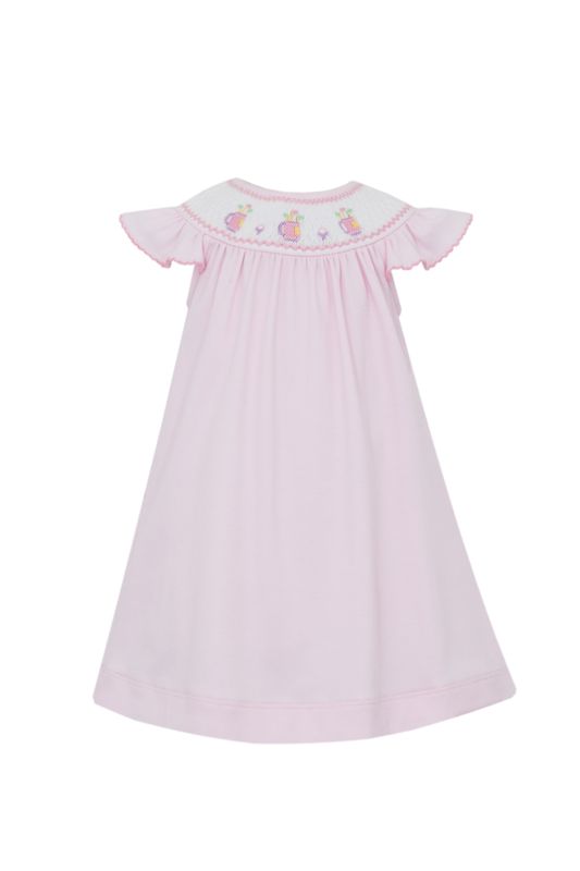 Golf Girl&#39;s Pink Knit Dress Bishop w/ Insert