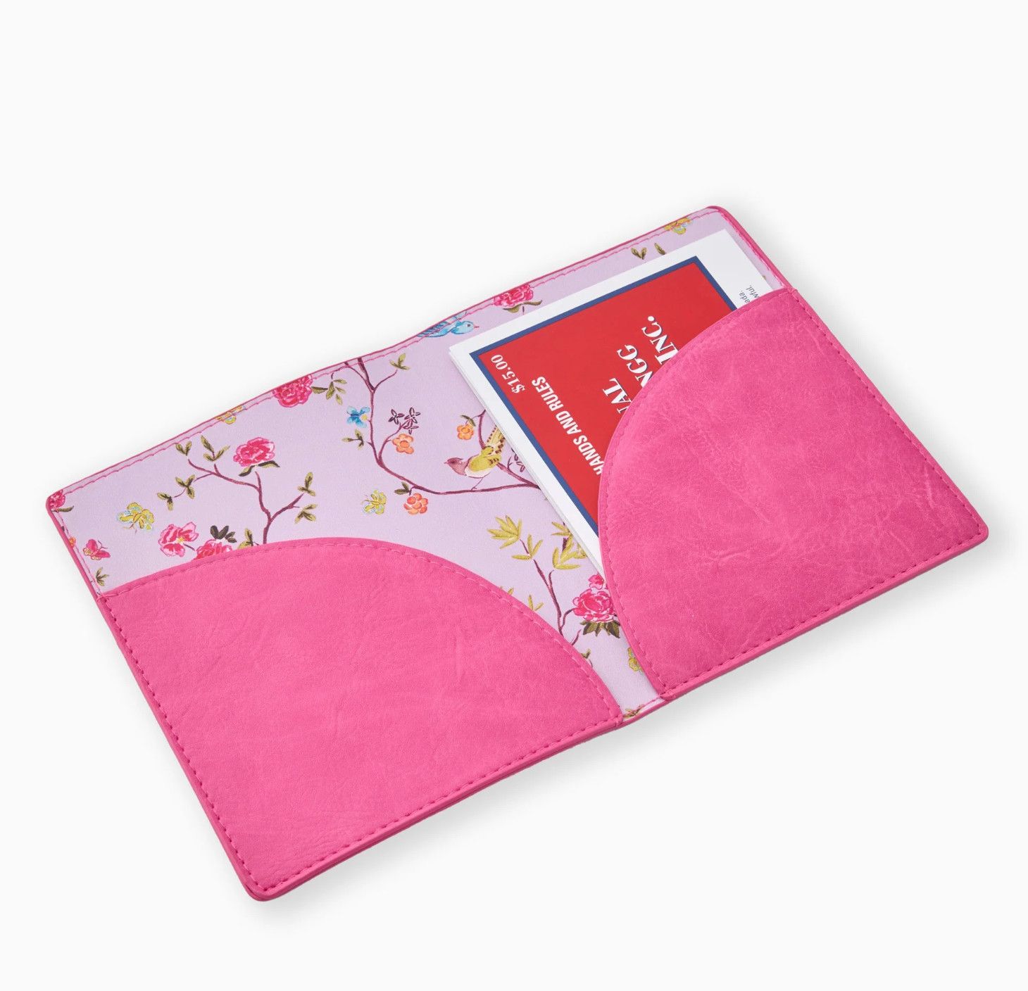 Hot Pink Mahjong Card Folio