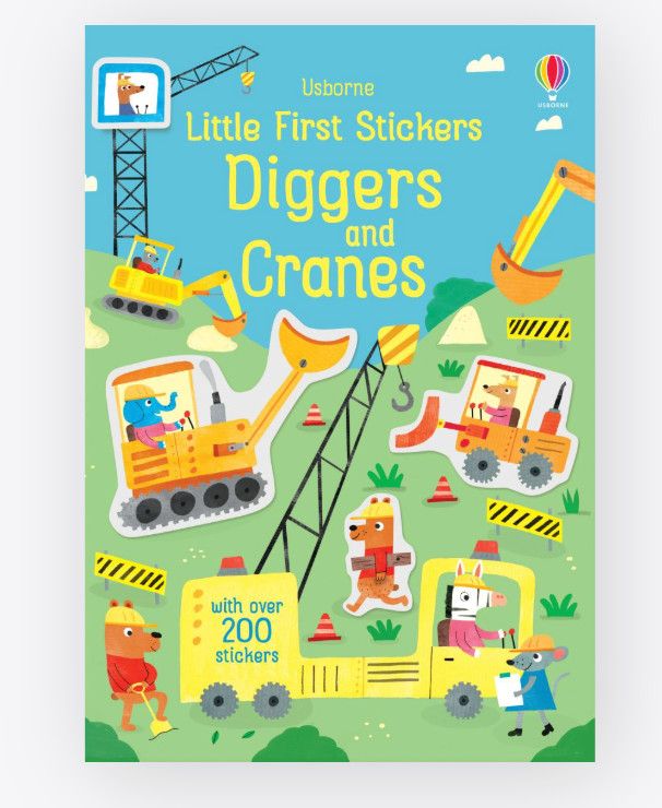 Little First Stickers Diggers and Cranes