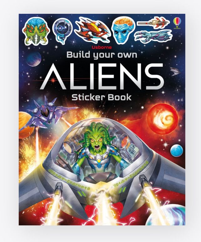 Build Your Own Aliens Sticker Book