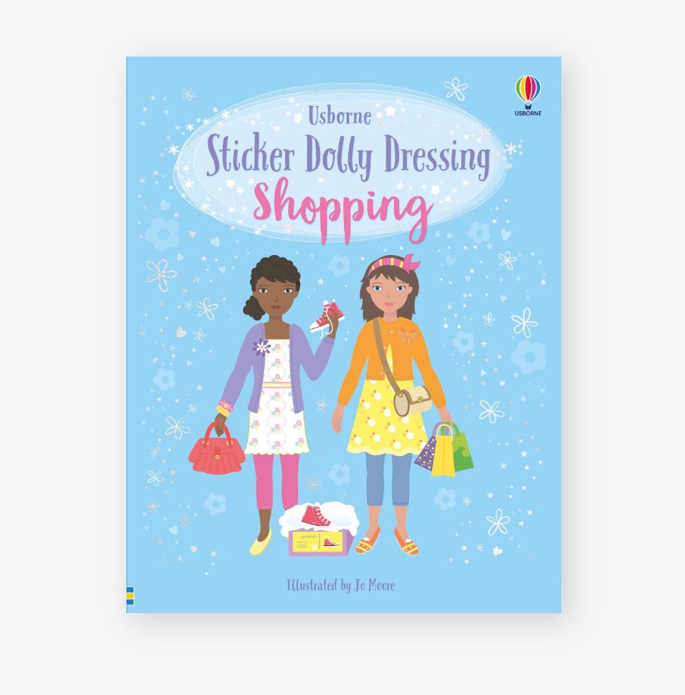Sticker Dolly Dressing Shopping