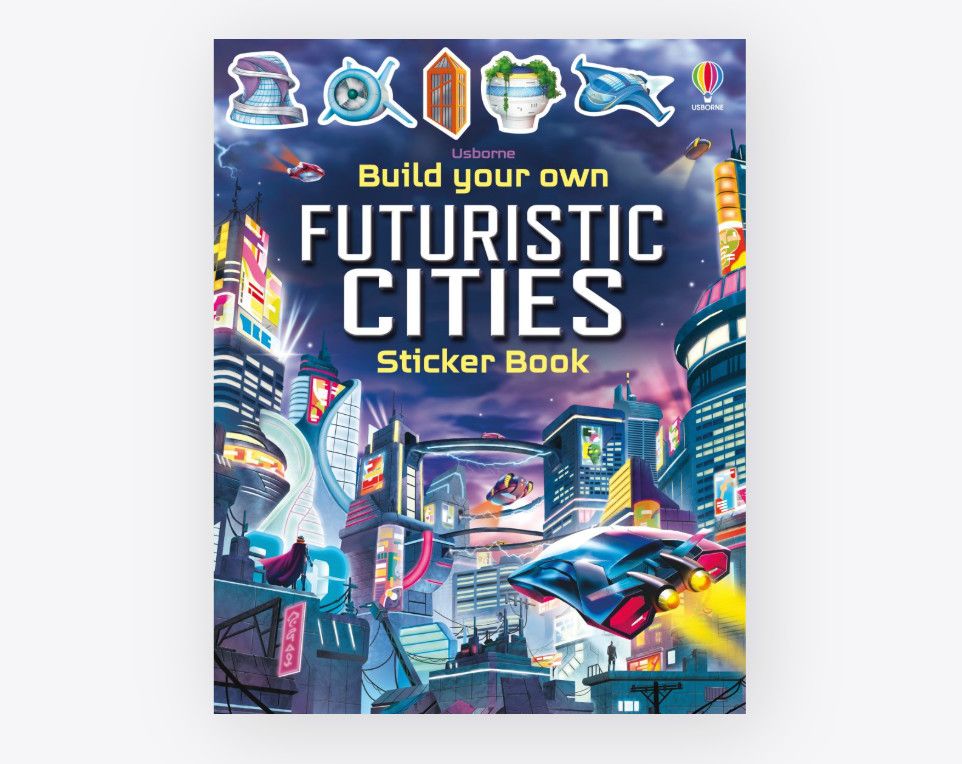 Build Your Own Futuristic Cities Sticker Book
