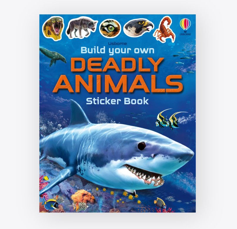 Build Your Own Deadly Animals Sticker Book