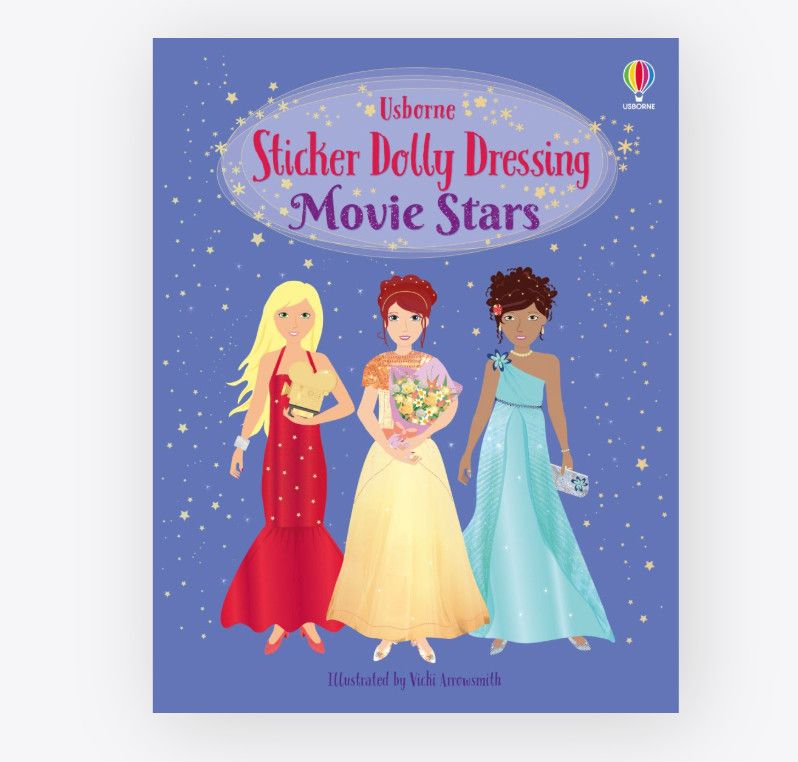 Sticker Dolly Dressing Movie Stars