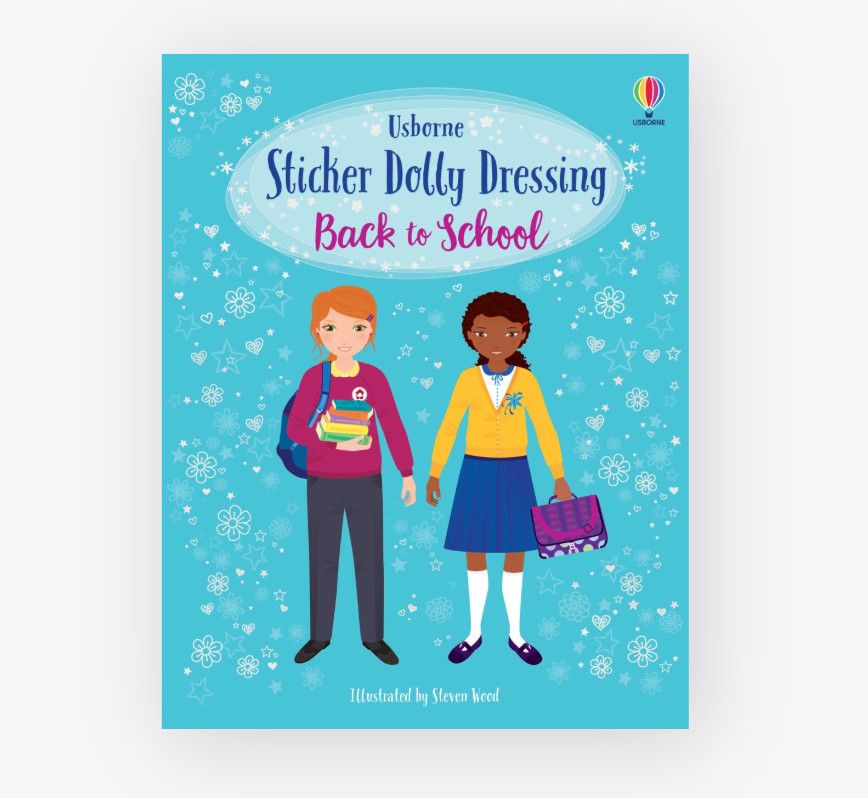 Sticker Dolly Dressing Back to School