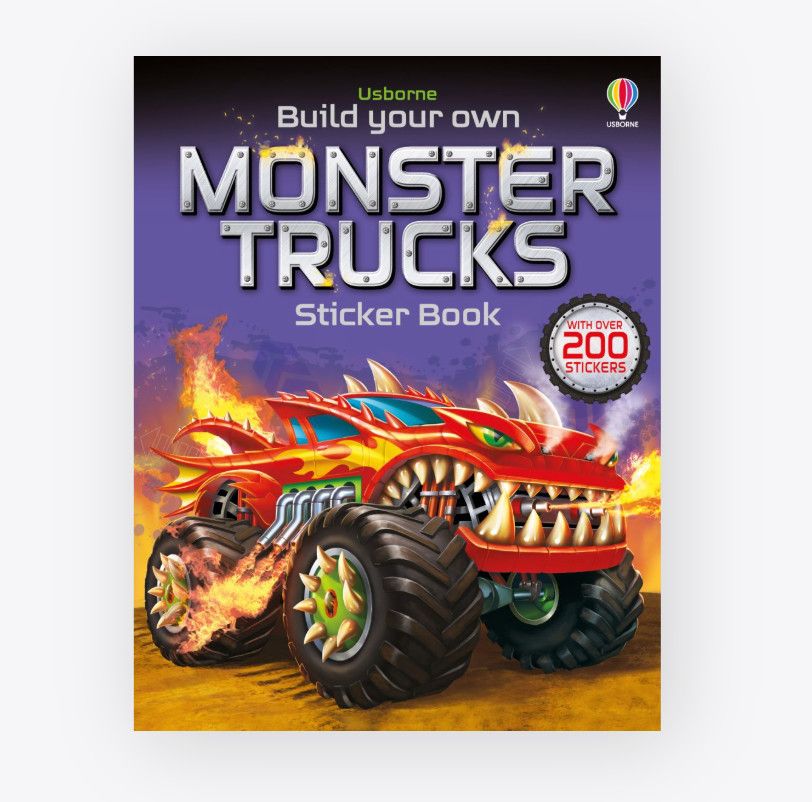 Build Your Own Monster Trucks Sticker Book