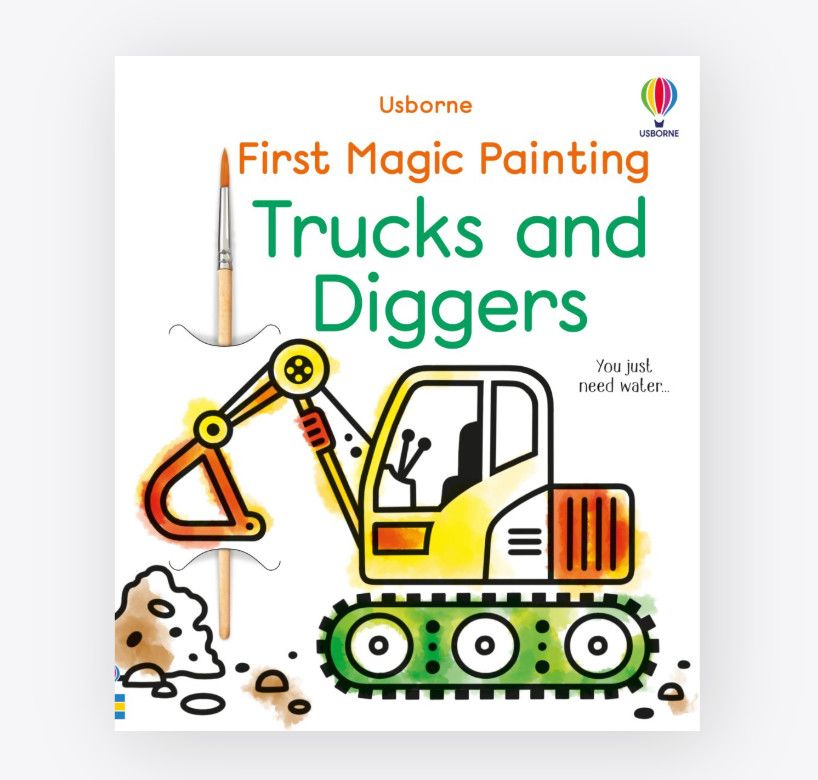 First Magic Painting Trucks and Diggers