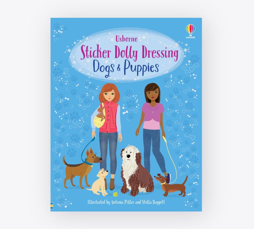 Sticker Dolly Dressing Dogs &amp; Puppies