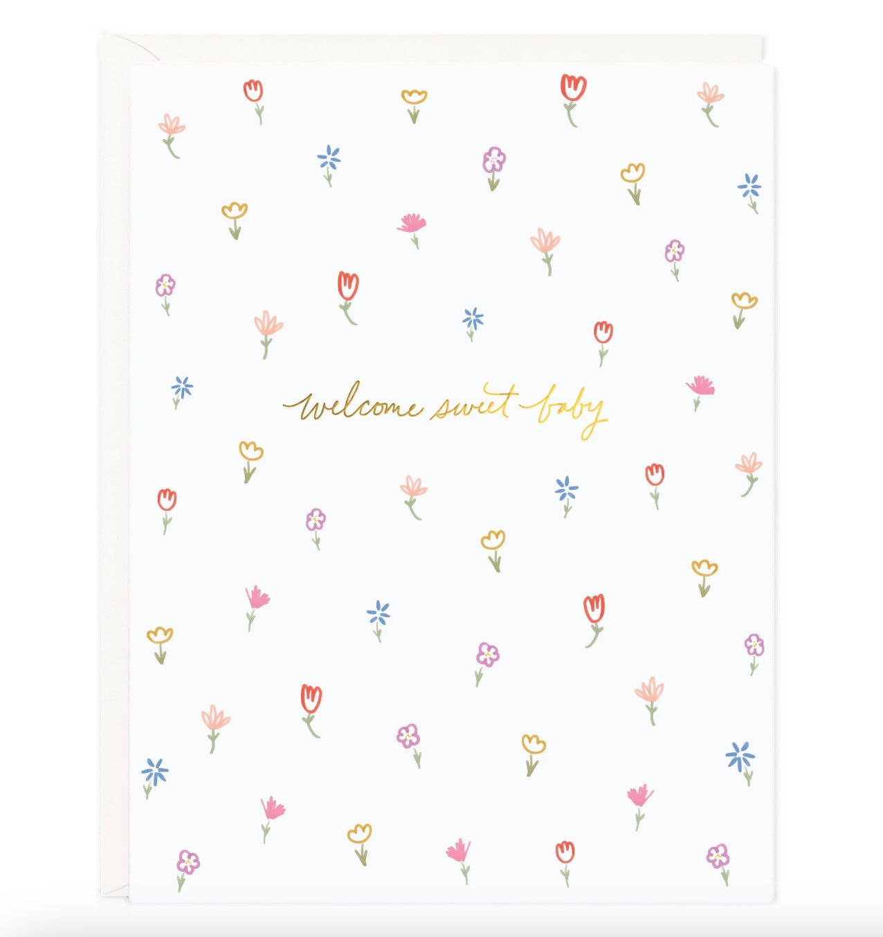 Sweet Baby Petite Floral Card