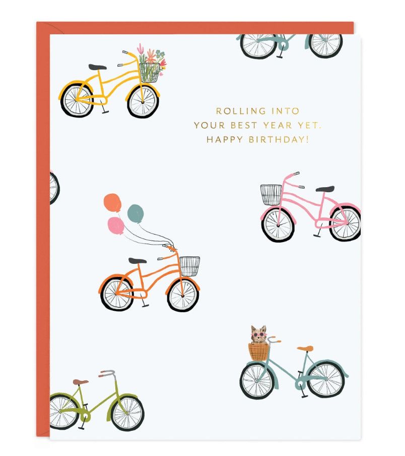 Bike Birthday Card