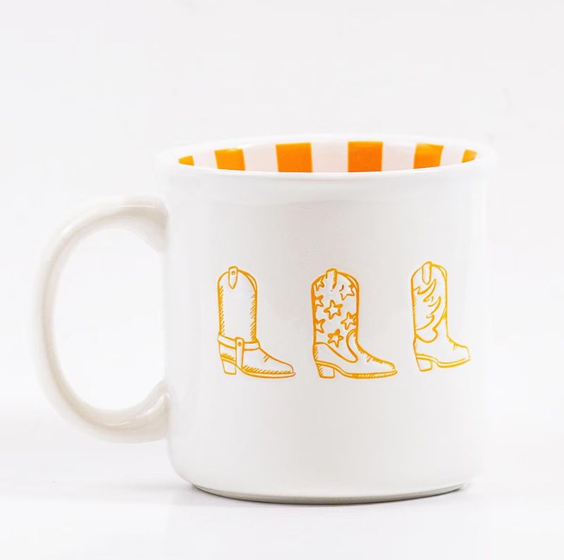 Cowgirl Checkerboard Coffee Mug