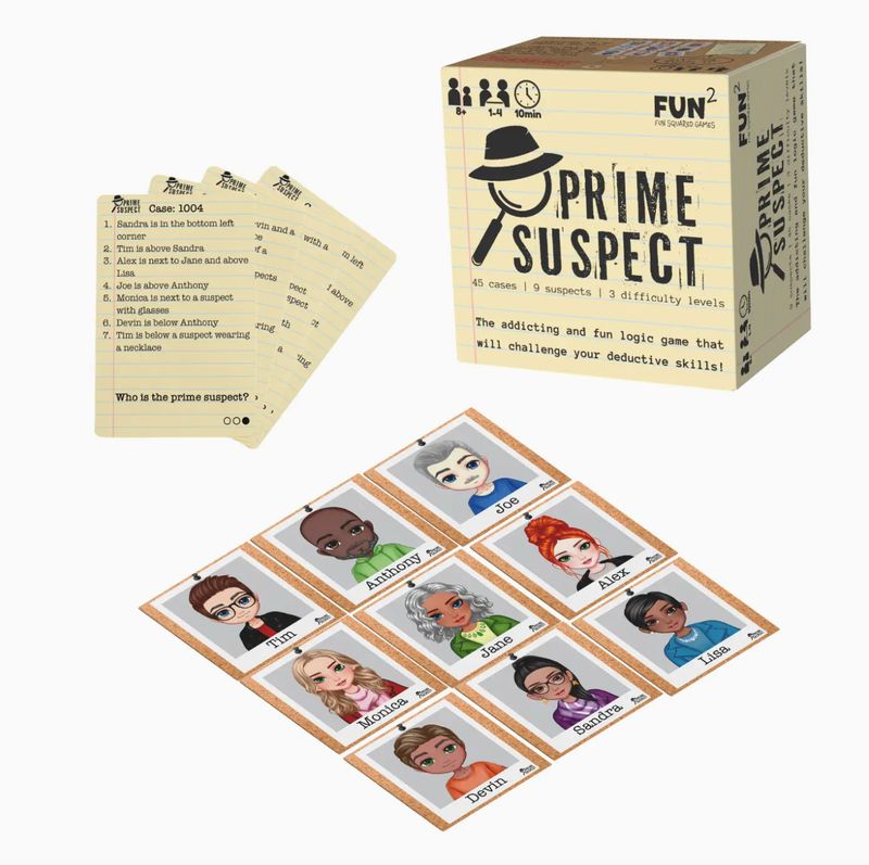 Prime Suspect (Deductive Reasoning Logic Game)