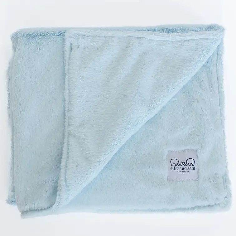 Luxury Borderless Blanket - Blue
