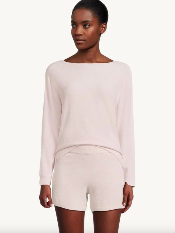 CCUL Boatneck Pullover &amp; Short Set- Sand Dune