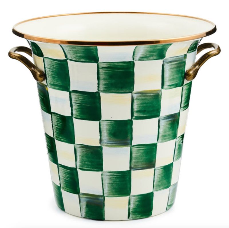 Emerald Check Wine Cooler