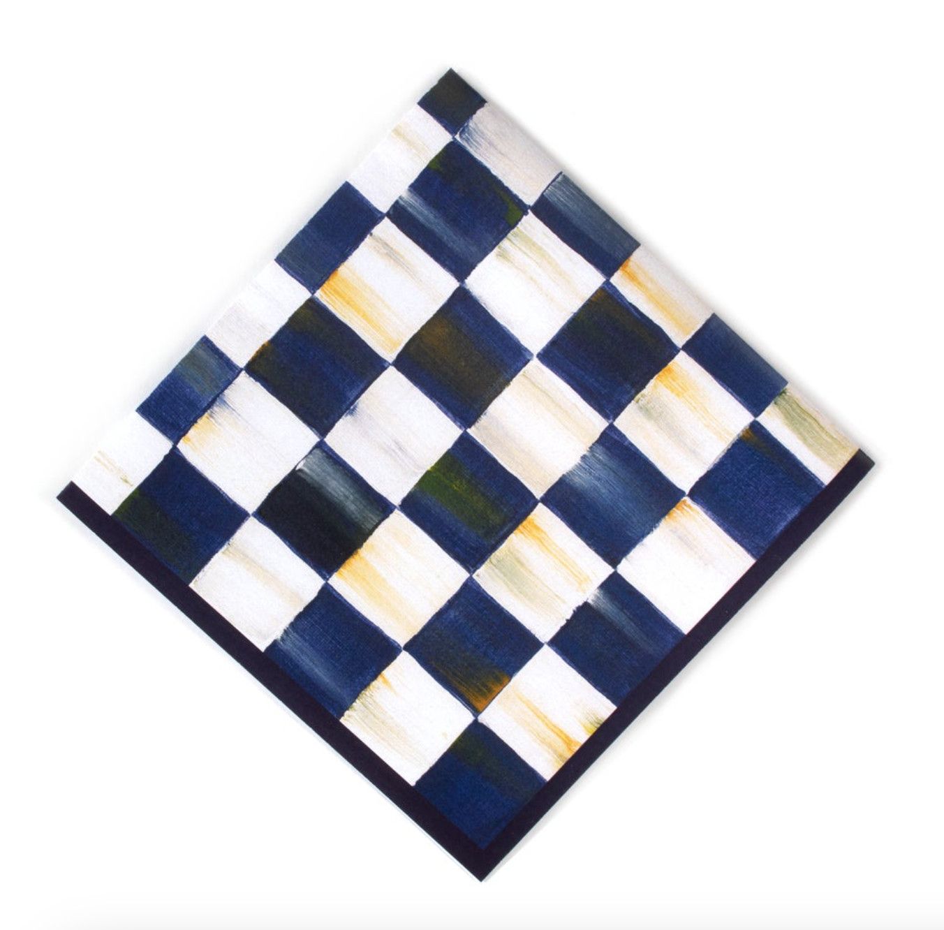Royal Check Cocktail Paper Napkins