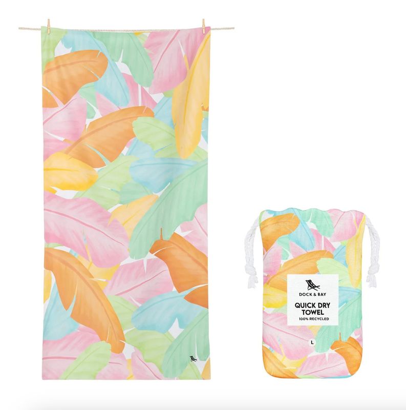 D&amp;B Quick Dry Towels/Sugar Palms/Lg