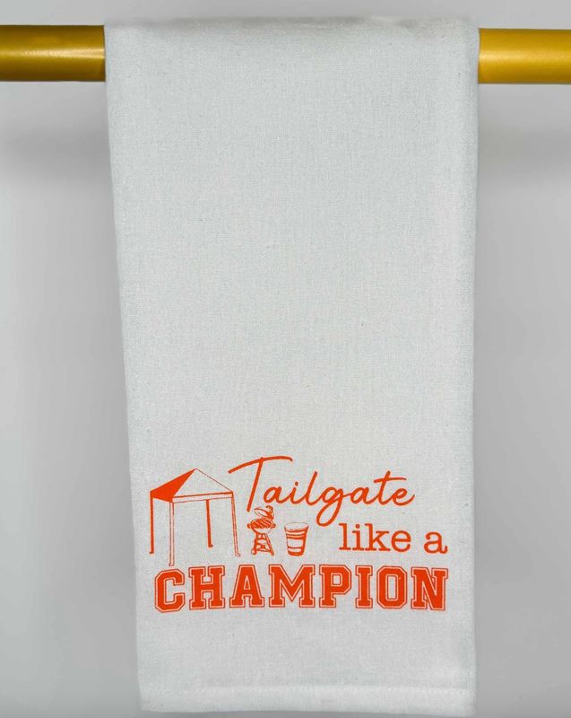 Tailgate Like a Champion Hand Towel