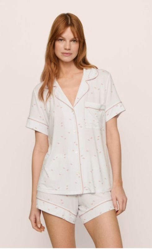 Gisele Printed Relaxed Short PJ Set Summer Daisy