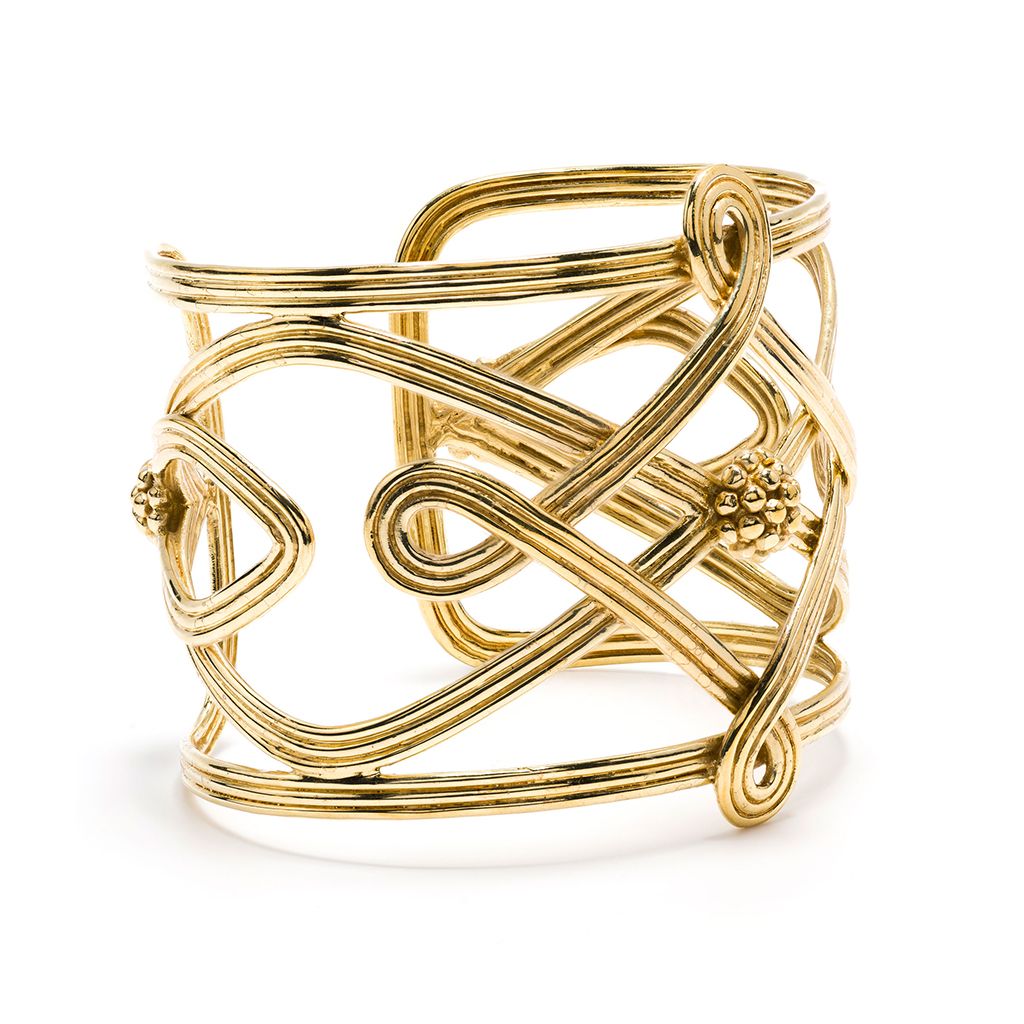 Monique Compass Cuff- Gold