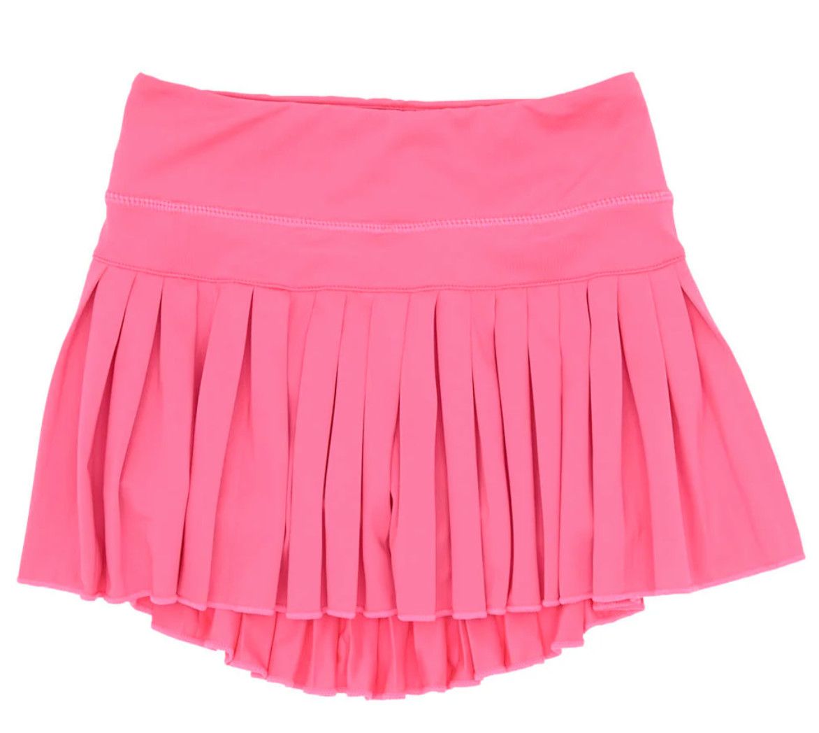 Mini Pleated Skort Neon Pink